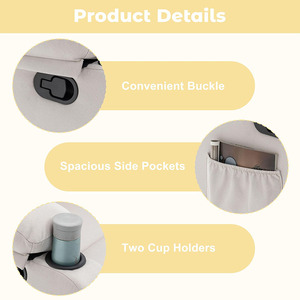 <span class=keywords><strong>Fauteuil</strong></span> inclinable manuel simple pour adultes, pivotant à 360°, en tissu rembourré, robuste, pour salon - Product Image 6