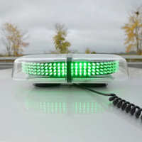 Neue SHINEMIEN WL-52010C 240 LED Bernsteinfarbene Mini-Blitzlichtleiste Magnetische Befestigung Notfallwarnung Langlebiges ABS-Gehäuse DC 12V/24V 72W