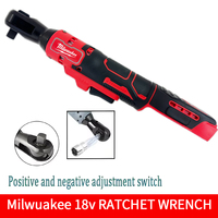 Clé à chocs sans fil Milwaukee M18 M12 FUEL Brushless 12V/18V Lithium, clé à cliquet électrique à couple élevé, kit d'outils électriques