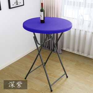 Tovaglia Elasticizzata in Spandex per Tavolo <span class=keywords><strong>da</strong></span> Cocktail, Copritavolo Rotondo Elasticizzato per Bar e Matrimoni - Product Image 2