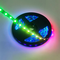 Tira de LED RGBic WS2815 en Forma de S, Direccionable, Programable, con Guía Gratuita, Aplicación Móvil, DIY, Letrero 3D