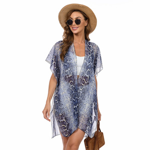 Summer Chiffon Shawl Scarves for Beach Cardigan Dress Bikini Kimono <strong>Cover</strong> <strong>up</strong> for Ladies Sun Protection Wrap Shawl Beach <strong>Cover</strong> <strong>up</strong> - Product Image 3