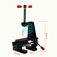 Étau de banc compact en aluminium robuste, étau d'établi pour la menuiserie et les outils de bricolage du bois