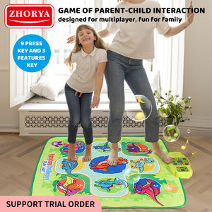 <span class=keywords><strong>Tapis</strong></span> de <span class=keywords><strong>jeu</strong></span> pliable Zhorya Dinosaur Dancing Challenge, jouets, sport, lumière LED, salle de sport intérieure, <span class=keywords><strong>jeu</strong></span> musical, <span class=keywords><strong>tapis</strong></span> - Product Image 2