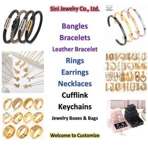 Bracelet chaîne cubaine gravée avec logo personnalisé en acier inoxydable 316L gros maillon <span class=keywords><strong>gourmette</strong></span> bijoux pour hommes accessoire cadeau de mariage - Product Image 4