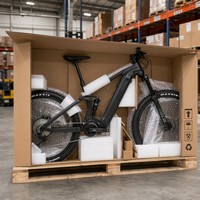 Vélo électrique à moteur central 1000W 48V 160Nm de couple, VTT électrique en alliage d'aluminium, modèle Hunting Stealth