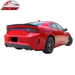 Diffuseur de pare-chocs arrière pour Dodge Charger 2015-2023, jupe latérale, spat, PP noir mat, kit carrosserie de haute qualité - Product Image 2