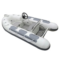 Bateau semi-rigide gonflable en Hypalon de 3,2 m (11 pieds) avec console de direction