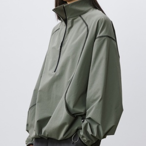 Custom Logo <b>Men's</b> <b>Lightweight</b> Windbreaker <b>Jacket</b> Breathable Outdoor Waterproof with Zipper Closure Casual Style for Spring - Product Image 3