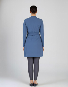 Traje de Baño Musulmán Informal de Otoño Kilang Jahit Pukal OEM, Labuh Menutup Aurat, Tejido Transpirable, Precio Unitario al por Mayor, Confiable - Product Image 5