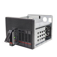 Châssis de serveur NAS Mini ITX RGeek à 6 baies, stockage cloud, échange à chaud