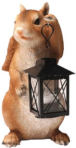 Lampe Kerosene en bois pour l'extérieur, Statue <span class=keywords><strong>de</strong></span> jardin, ornement <span class=keywords><strong>de</strong></span> petit écureuil, décoration <span class=keywords><strong>de</strong></span> jardin <span class=keywords><strong>de</strong></span> printemps, couleur pleine, 10.2 pouces - Product Image 5