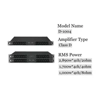 Amplificateur audio DSP, amplificateur de puissance CVR DSP-1004, amplificateur de puissance de classe d