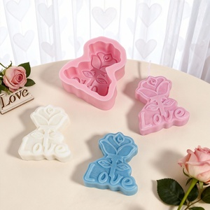 Molde de Silicona UNIMOUND para Pastel con Forma de Vela de Amor para el Día de San Valentín, Ecológico, Antiadherente, Reutilizable, para Decoración DIY - Product Image 5