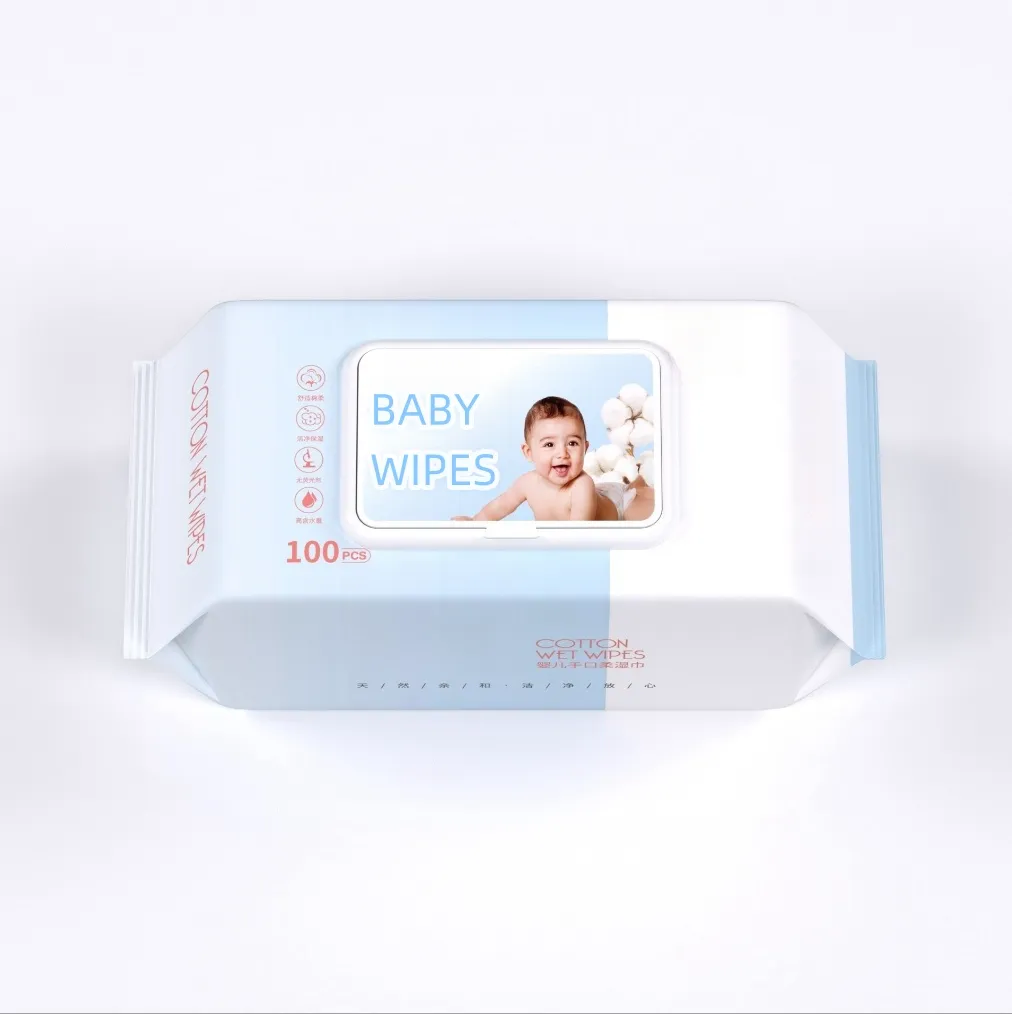 New Coconut Oil Bamboo Baby Wipes Wet Wipes with Pure Bamboo Washable and Reusable for Household Use