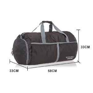 Sac de voyage pliable avec compartiment à chaussures pour femmes, grand sac de voyage pliable, résistant à l'eau et aux déchirures - Product Image 2