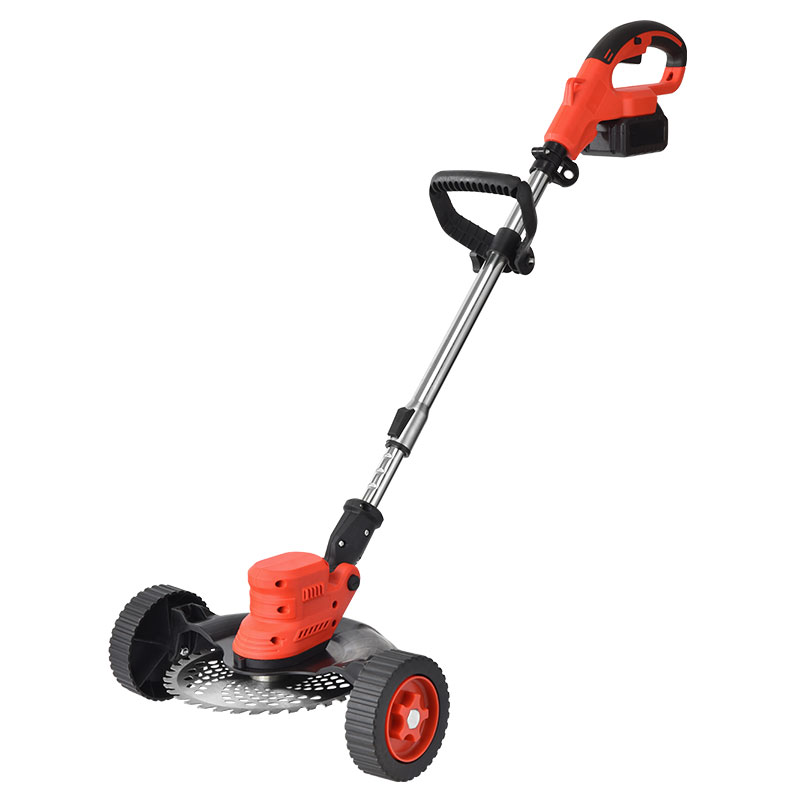 Electric Lawn Mower 20000RPM Cordless Grass Trimmer Length Adjustable Cutter Garden Tools For 21V Battery