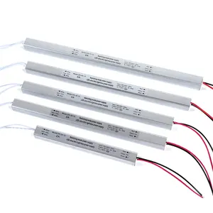 สวิตชิ่งพาวเวอร์ซัพพลายกล่อง LED ไดรเวอร์ IP20บางเฉียบ Dc12v 24โวลต์1A 3A 2A 6A 5A 4A 18W 24W 36W 48W 60W 72W เคสอลูมิเนียม