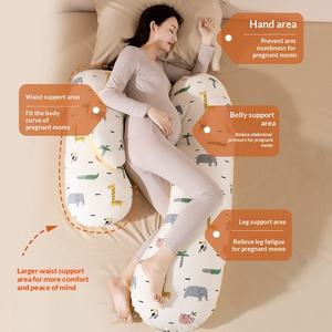 Oreiller de soutien lombaire pour femmes enceintes, pour <span class=keywords><strong>dormir</strong></span> sur le côté, soutien du <span class=keywords><strong>ventre</strong></span> pendant la <span class=keywords><strong>grossesse</strong></span>, <span class=keywords><strong>coussin</strong></span> spécial pour l'été - Product Image 3