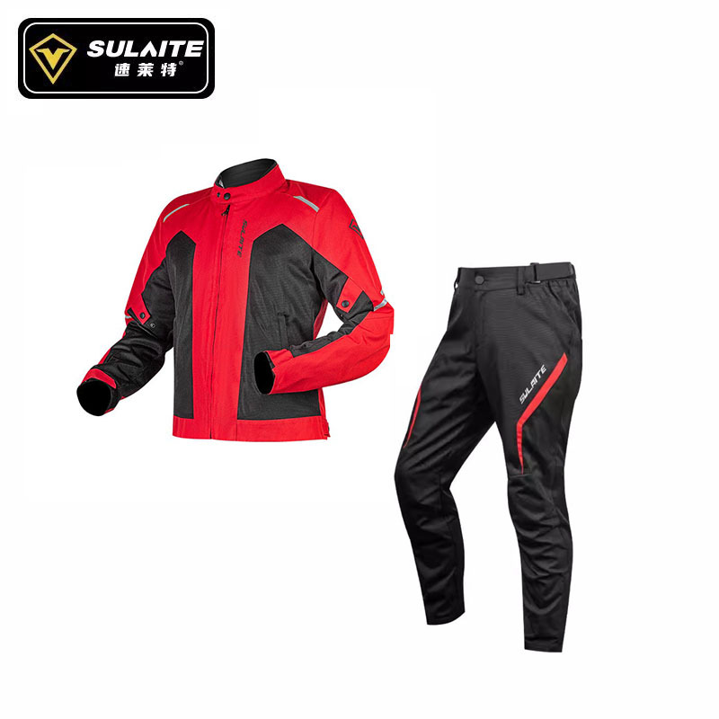 C2 Summer Cycling Jersey [Red] P1 Summer Cycling Pants [Red]