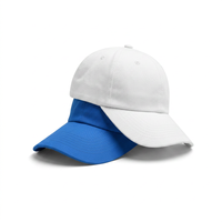 Casquette de baseball unisexe non structurée à 6 panneaux avec logo personnalisé en PVC, en sergé de coton uni, style vintage sportif, vente en gros