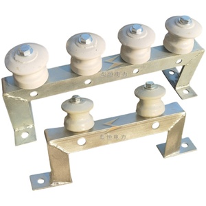 Support de câble en acier galvanisé en forme de L, support mural isolant pour ligne électrique - Product Image 1