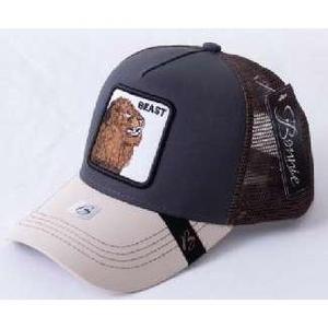 Casquette de camionneur avec broderie Beast Lion, panneau en maille réglable, unisexe, décontractée, printemps-été, pour adulte - Product Image 1