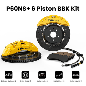 Kit de freinage surdimensionné TEI P60NS+ avec étrier de frein avant, disque de frein rainuré 355x32mm, 6 pistons pour <span class=keywords><strong>TOYOTA</strong></span> CROWN avec jantes de 18 pouces - Product Image 6