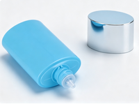 Flacon de crème solaire compressible en PE de 50 ml |   Boîtes d'emballage plates en plastique pour crème solaire et lotion