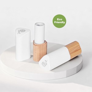 Envase para Lápiz <span class=keywords><strong>Labial</strong></span>, Pintura Blanca, Bambú, Madera Ecológica, Recargable, Biodegradable, Tubo Vacío para Bálsamo <span class=keywords><strong>Labial</strong></span> - Product Image 2