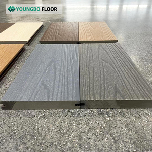 Planches de terrasse WPC co-extrudées de haute qualité, solides, anti-corrosion et antidérapantes pour l'extérieur, la cour, la villa, le jardin, le <span class=keywords><strong>parc</strong></span> - Product Image 1