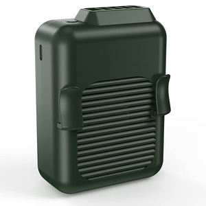 0.51lb ligero <span class=keywords><strong>COLLAR</strong></span> COLGANTE usable ventilador sin aspas portátil 3 velocidades enfriador de aire recargable hogar exterior plástico - Product Image 1