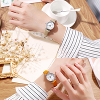 Jam Tangan Wanita Grosir Wanita Kecil Jam Tangan Wanita Tali Kulit Label Pribadi Mini Jam Tangan Minimalis Relojes