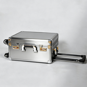 Caixa de Armazenamento Personalizada para Cartões Esportivos, Estojo de Alumínio para Exibição de CDs, Caixa de Armazenamento para Cartões Classificados com Fechaduras de Combinação - Product Image 4