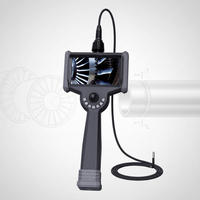 Caméra Endoscopique Industrielle Flexible 6'' avec Batterie au Lithium IP67, Autonomie 8h, HD 1080P, Têtes Rotatives à 360° pour l'Inspection des Pompes à Huile