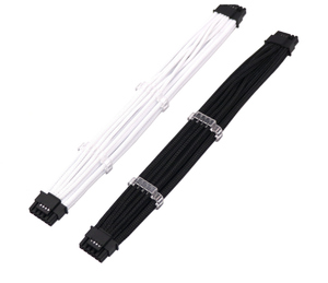 Angitu 16AWG 600W 16ピン ハンドメイド RTX 4090Ti/4070Ti/4080Ti 12+4ピン オス-オス PCI-E5.0 プレミアム 12VHPWR PSU電源ケーブル - Product Image 1
