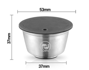 Cápsulas de Café Reutilizables de Acero Inoxidable ICafilas para <span class=keywords><strong>Dolce</strong></span> <span class=keywords><strong>Gusto</strong></span> Lumio, Filtros de Café Recargables Dolci <span class=keywords><strong>Gusto</strong></span>, Prensador de Café - Product Image 4