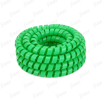 Protector de Cables en Espiral de PP Ignífugo, Envoltura de Alambre en Espiral Aislada, Resistente al Fuego para Cableado de Equipos de Gabinetes Eléctricos