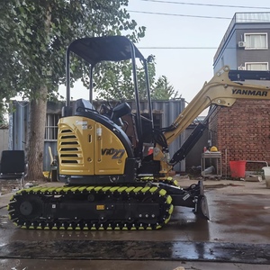 Mini-excavatrice sur chenilles Yanmar ViO23-6 de 2 tonnes, excavatrice compacte à queue zéro, godet de 0,07 m, système hydraulique, puissance de 14 kW, fabrication japonaise, pour la construction - Product Image 3