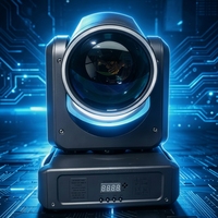Projecteur de scène mobile MOKE 200W RGBW avec effets de faisceau, contrôle DMX512 pour discothèques, clubs et DJ