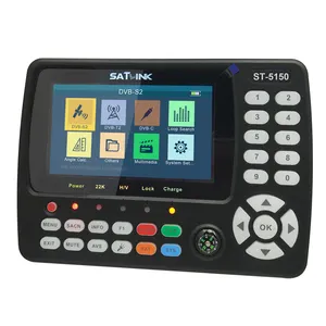 Original STM SATLINK ST-5150 DVB-S2/T2/C COMBO HD medidor de Satellite Finder HEVC MPEG-4 apoya H265 (8bit) QPSK 8PSK 16APSK 4,3 pulgadas