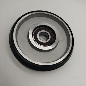 ล้อรองรับรองเท้าฟูจิตะ รุ่น 200*38*6306 พร้อมตุ้มถ่วงน้ำหนัก 130*24*6304 สีดำ/เงิน - Product Image 3