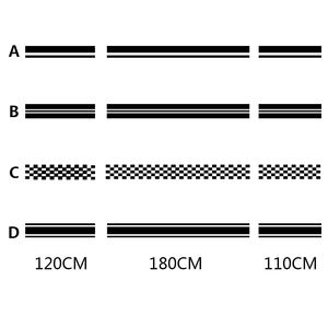 Pegatinas <span class=keywords><strong>para</strong></span> todo el cuerpo del coche, franjas largas, calcomanías de vinilo <span class=keywords><strong>para</strong></span> decoración de coches, gráficos deportivos de carreras, accesorios de <span class=keywords><strong>tuning</strong></span> <span class=keywords><strong>para</strong></span> coches - Product Image 4