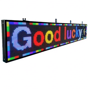 Lập trình di chuyển đầy đủ màu sắc P10 <span class=keywords><strong>RGB</strong></span> IP65 ngoài trời <span class=keywords><strong>LED</strong></span> Video tường hiển thị với SDK chức năng - Product Image 1