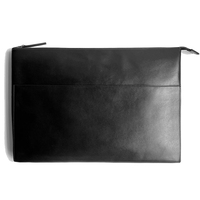 Housse pour ordinateur portable en cuir véritable de luxe, faite à la main, avec logo personnalisé, pour MacBook Pro 15/16 pouces, étui pour tablette, mallette d'affaires