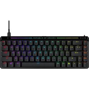 ASUS ROG falchion Ace hfx Hall คีย์บอร์ดสำหรับเล่นเกม65เปอร์เซ็นต์ tkl สวิตช์แม่เหล็กทริกเกอร์ความเร็วสูงแตะแสงไฟ RGB - Product Image 1