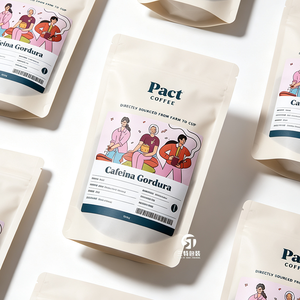 Sachet d'emballage alimentaire pour animaux de compagnie imprimé numériquement 500g, en aluminium, avec fenêtre et fermeture éclair, fabrication OEM en petites séries - Product Image 3