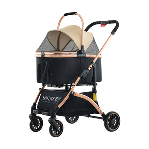 <span class=keywords><strong>Poussette</strong></span> pliable de luxe à 4 roues double <span class=keywords><strong>pas</strong></span> <span class=keywords><strong>cher</strong></span> <span class=keywords><strong>pour</strong></span> <span class=keywords><strong>petit</strong></span> chat et <span class=keywords><strong>chien</strong></span> en vente en gros - Product Image 1