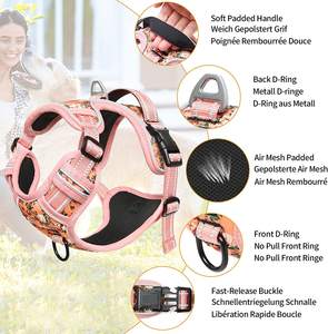 Harnais pour <span class=keywords><strong>chien</strong></span> en nylon Oxford personnalisé de qualité supérieure avec fermeture à boucle, design d'écharpe tendance pour chiens de grande et <span class=keywords><strong>petite</strong></span> <span class=keywords><strong>taille</strong></span> - Product Image 3