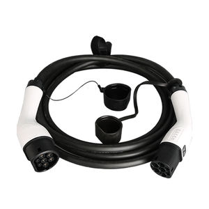 Pistola de carga de coche de nueva energía estándar europeo 16A/32A Cable de carga de doble cabeza monofásico dual/trifásico - Product Image 1